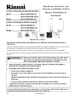 Предварительный просмотр 48 страницы Rinnai RL75e REU-VC2528WD(A)-US Installation And Operation Manual