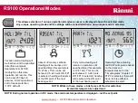 Preview for 13 page of Rinnai RS100 Training Program