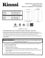 Предварительный просмотр 67 страницы Rinnai RUCS65i series Installation And Operation Manual