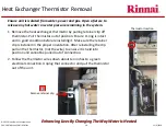 Предварительный просмотр 18 страницы Rinnai Sensei N-Series Service Presentation