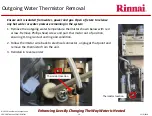 Предварительный просмотр 20 страницы Rinnai Sensei N-Series Service Presentation