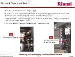 Предварительный просмотр 22 страницы Rinnai Sensei N-Series Service Presentation