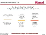 Предварительный просмотр 23 страницы Rinnai Sensei N-Series Service Presentation