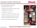 Предварительный просмотр 25 страницы Rinnai Sensei N-Series Service Presentation