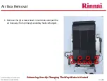 Предварительный просмотр 34 страницы Rinnai Sensei N-Series Service Presentation