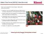 Предварительный просмотр 40 страницы Rinnai Sensei N-Series Service Presentation