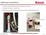 Предварительный просмотр 45 страницы Rinnai Sensei N-Series Service Presentation