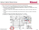 Предварительный просмотр 67 страницы Rinnai Sensei N-Series Service Presentation