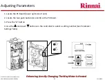 Предварительный просмотр 96 страницы Rinnai Sensei N-Series Service Presentation