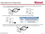 Предварительный просмотр 100 страницы Rinnai Sensei N-Series Service Presentation