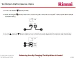 Предварительный просмотр 105 страницы Rinnai Sensei N-Series Service Presentation