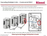 Предварительный просмотр 110 страницы Rinnai Sensei N-Series Service Presentation