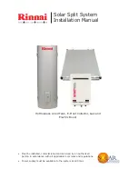 Preview for 1 page of Rinnai SG2152HP Installation Manual