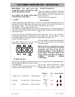 Предварительный просмотр 5 страницы Rinnai SLIMFIRE 25 Customer Operation & Installation Manual