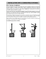 Предварительный просмотр 12 страницы Rinnai SLIMFIRE 25 Customer Operation & Installation Manual