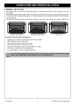 Preview for 30 page of Rinnai SLIMFIRE 252 Operation & Installation Manual