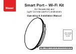 Rinnai Smart Port WF-60A1 Operating & Installation Manual preview