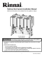 Rinnai TRC02i Installation Manual preview