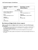 Preview for 108 page of Rio Advanced Digital Audio Center User Manual