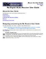 Rio Digital Audio Receiver Frequently Asked Questions Manual предпросмотр