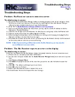 Preview for 3 page of Rio Digital Audio Receiver Frequently Asked Questions Manual