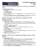 Preview for 5 page of Rio Digital Audio Receiver Frequently Asked Questions Manual