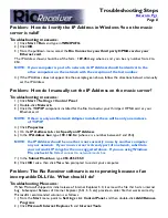 Preview for 8 page of Rio Digital Audio Receiver Frequently Asked Questions Manual