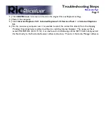 Preview for 9 page of Rio Digital Audio Receiver Frequently Asked Questions Manual