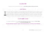 Preview for 27 page of Rio HYDRA-MASQUE User Manual