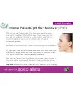 Preview for 5 page of Rio Intense Pulsed Light Hair Remover Product Overview