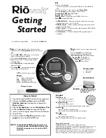 Предварительный просмотр 1 страницы Rio RioVolt SP90 Getting Started