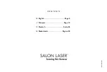 Preview for 3 page of Rio Salon Laser LAHRC3000 Manual