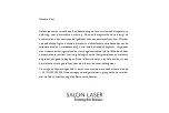 Preview for 40 page of Rio Salon Laser LAHRC3000 Manual