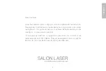 Preview for 3 page of Rio Salon Laser Manual