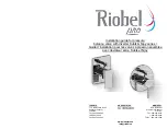 Preview for 1 page of Riobel Pro Kubik Series Installation Manual