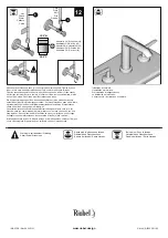 Предварительный просмотр 6 страницы Riobel VY08 Instruction Manual