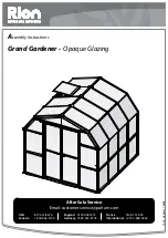 Preview for 1 page of Rion Grand Gardener Assembly Instructions Manual