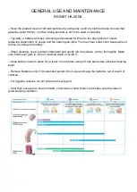 Preview for 3 page of Rion HA-20DX Quick Start Manual