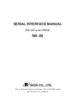 Rion NA-28 Manual предпросмотр