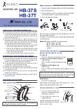 rionet HB-37S Instruction Manual preview