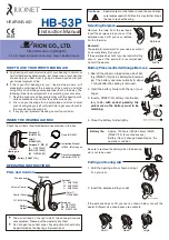 rionet HB-53P Instruction Manual preview