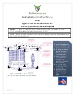 RioOutdoors 4F-QH Installation Instructions Manual предпросмотр