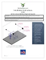 RioOutdoors 6P-WSC Installation Instructions Manual preview