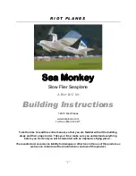 RIOT PLANES Sea Monkey Building Instructions preview