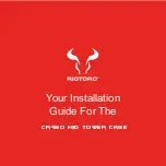 Предварительный просмотр 1 страницы Riotoro CR480 MID Installation Manual