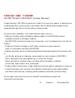 Preview for 36 page of Riotoro CR500 MID Installation Manual