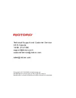 Preview for 37 page of Riotoro CR500 MID Installation Manual