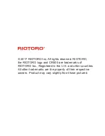 Preview for 38 page of Riotoro CR500 MID Installation Manual