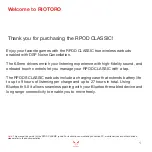 Предварительный просмотр 2 страницы Riotoro RPOD CLASSIC Manual