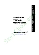 Предварительный просмотр 1 страницы Rioworks TDVIA-L User Manual